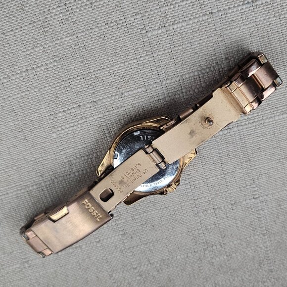 Fossil Women Watch Riley Mini Rose Gold Crystals ES2889 Ladies Wristwatch - Picture 6 of 14